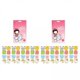 thumbnail image 1 of 2x64 Piezas Lindas Pegatinas Para Mascarillas Decoración Fácil De Usar Eliminación Aroma Pomelo Estilo 8x, 1 of 8