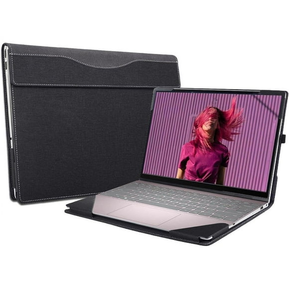Laptop Case Cover for 13.3 inch Dell Inspiron 13 5330 5320 5310 & Dell Vostro 13 5320 5310 Notebook Sleeve, Detachable PU Leather Protective Shell Bag Accessories with Pencil Holder