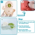 thumbnail image 4 of 3Pcs Turtle Swimming Bath Toy For Toddlers & Kids, Gifts For Boys Girls, 4 of 4