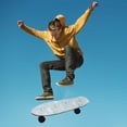 thumbnail image 6 of 33"x9" Skateboard Grip Tape Protector Sheets Nonslip Protection Griptape Sheet for Outdoor Sports Cute Clouds and Hearts Pattern, 6 of 7
