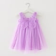 thumbnail image 2 of LEEy-world Robes Filles Tout-Petits Enfants Bébés Filles Style Traditionnel Dashiki Sans Manches Col Rond Robes Princesse Ankara Tenues, Violet, 2 of 3