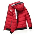 thumbnail image 5 of Outdoor Winter Reversible Mens Coat Thickened Jacket Removable Hood Casual Coat, 5 of 5