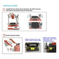 thumbnail image 4 of EasyThreed K6 3D Printer FDM Desktop Printing Machine 100x100x100mm/4x4x4inches Print Size Removable Platform with 2.4'' Touchscreen Control Printing with TF Card/USB Connect for Beginners C, 4 of 7