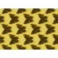 thumbnail image 1 of Ahgly Company Machine Washable Indoor Rectangle Transitional Yellow Area Rugs, 2' x 3', 1 of 7