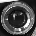 thumbnail image 3 of AKKON - For BMW E82 E88 1 Series Sport Coupe Halogen Type Black Bezel Dual LED Projector Headlights Lamps Pair, 3 of 7