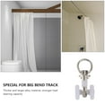 thumbnail image 3 of 10pcs Curtain Track Pulleys for Hanging Rail Gliders Sliding Rollers, 3 of 6