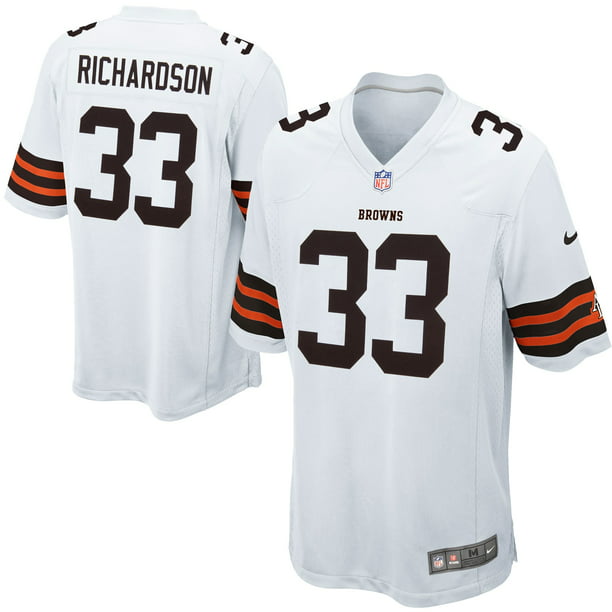 Nike Trent Richardson Cleveland Browns Historic Logo Youth Game Jersey - White