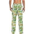 thumbnail image 2 of Top-kevin St. Patrick's Day Owl Pajama Pants for Men PJs Bottoms Sleep Lounge Pants with Pockets, 2 of 14