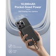 thumbnail image 3 of AsperX Magnetic Portable Charger 10000mAh, 22.5W Fast Charging Power Bank with USB-C Cable, Slim Magnetic Wireless Battery Pack, Compatible for iPhone 17/16/15/14/13, 3 of 10