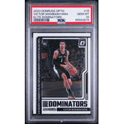 Graded 2023 Panini Donruss Optic Victor Wembanyama #18 Elite Dominators Rookie RC Basketball Card PSA 10 Gem Mint