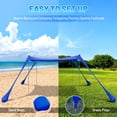 thumbnail image 4 of Carpa de playa con toldo BOTINDO (305 x 305 cm, 4 postes), color azul, 4 of 6