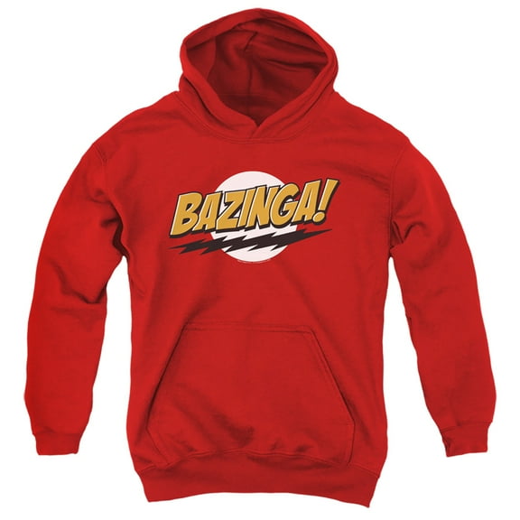 Big Bang Theory - Bazinga - Youth Hooded Sweatshirt - X-Large