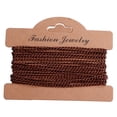 thumbnail image 4 of Cadena de eslabones torcidos Zulema Recubrimiento de bronce rojo Eslabón de las cadenas de cable, 4 of 8