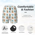 thumbnail image 3 of Fotbe Sea Turtle Traje de Baño para Hombre – Shorts de Natación de Secado Rápido con Forro y Bolsillos-XX-Large, 3 of 6