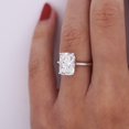 thumbnail image 3 of Igi Cert 3.8 Carat Lab Grown Diamond Basket Setting in 14kw Gold Engagement Ring, 3 of 9