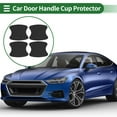 thumbnail image 2 of Unique Bargains Car Door Handle Cup Protector Door Handle Scratches Protective Films 3.54"x3.93" Anti-Scratches Black 4 Pcs, 2 of 6