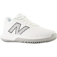 thumbnail image 6 of New Balance Women's FuelCell FUSEv4 Turf Trainer Fastpitch Softball Shoes White/Grey 5, 6 of 6