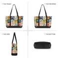 thumbnail image 6 of FORMRS Canvas Laptop Tote Bag for Women with 15.6" Computer Compartments Shoulder Handbag, Floral Patterns, 6 of 7