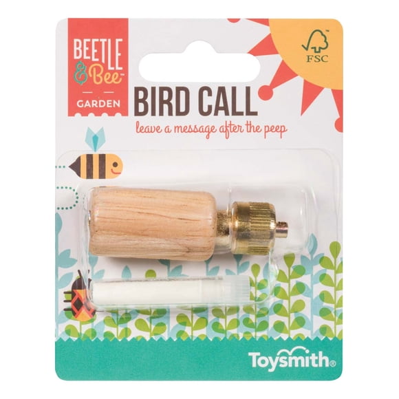 Silbato de Pájaros Escarabajo y Abeja de Madera Certificada FSC Toysmith