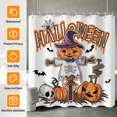 thumbnail image 2 of Tchckioa 72x72 Inch Halloween Shower Curtain,Waterproof Hooks Bath Curtain for Bathtub, 2 of 8