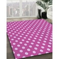 thumbnail image 3 of Ahgly Company Machine Washable Indoor Square Transitional Violet Purple Area Rugs, 8' Square, 3 of 7