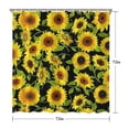 thumbnail image 5 of Waterproof Cute Sunflower Shower Curtain 72x72 Inch Boho Style Polyester Unique Shower Curtain for Bathroom Hotel Home Decor with 12 Plastic Hooks, 5 of 5