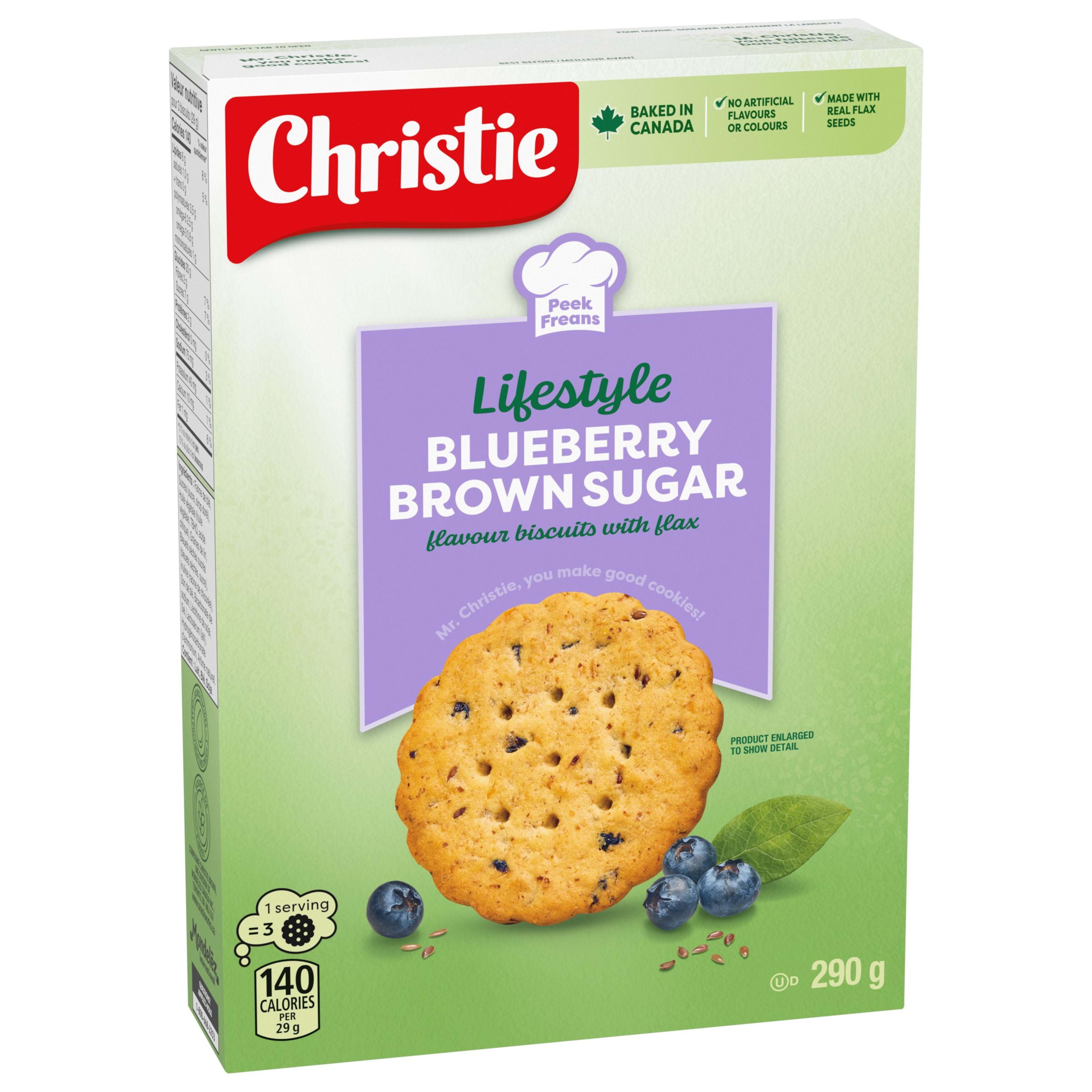 Peek Freans Lifestyle Blueberry Brown Sugar Cookies, Biscuit, 290 g