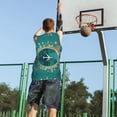 thumbnail image 5 of Sikiie Around The Planet Basketball Jersey Reversible Men's Mesh Athletic Sports Shirts Training Practice S-4XLSmall, 5 of 6