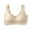 Khaki, variant on Women Pullover Bras, Color Block Push up Bras with Padding Breathable V-Neck Pull-On Wireless Bralette