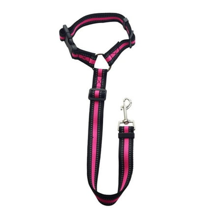 Two-in-one Reflective Pet Car Seat Belt Lead Leash BackSeat Safety Belt Adjustable Harness For Kitten Dog Collar Pet Accessories