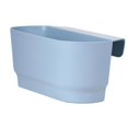 thumbnail image 3 of Almencla Railing Planter Modern Hanging Flower Pot for Farmhouse Outdoor Plants Porch 39.5cmx18cm Blue, 3 of 8