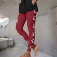 thumbnail image 6 of Game Day Football Leggings for Women Football Season Yoga Pants Sunday High Waist Graphic Workout Leggings, 6 of 9