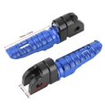 thumbnail image 5 of Pair of Front Foot Pegs Pedals Motorcycle Modification Fit for Honda CB125R CB300R CB1300SF CB600FBlue, 5 of 5