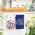 thumbnail image 5 of Sm:)e Floral Fourth of July Kitchen Dish Towels 18x26 Inch Set of 2 Patriotic Memorial Day Decoration, 5 of 6