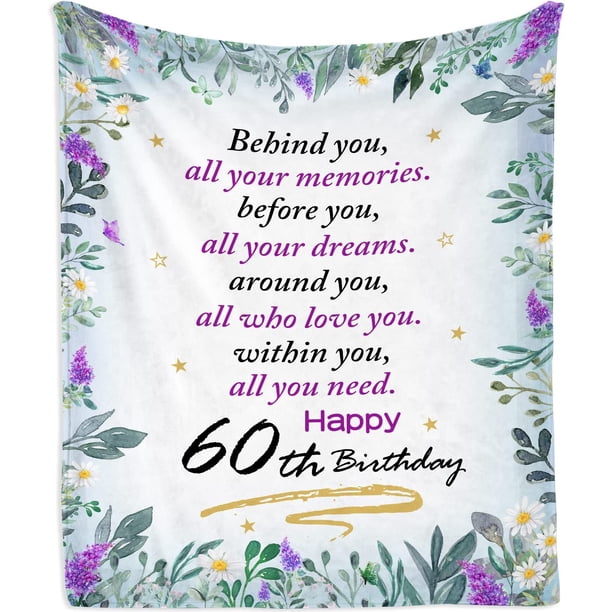 LHSHID Mubpean 40th Birthday Gifts Women Blanket 40th Birthday Gift Ideas 40 Year Old Birthday Gifts for Women 40 Birthday Gifts for Women Gifts for Women Turning 40 40th Party Decor Blankets 30x40in