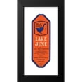 thumbnail image 2 of Anonymous 12x24 Black Modern Framed Museum Art Print Titled - Lake June Citrus Label (1930-1950), 2 of 5