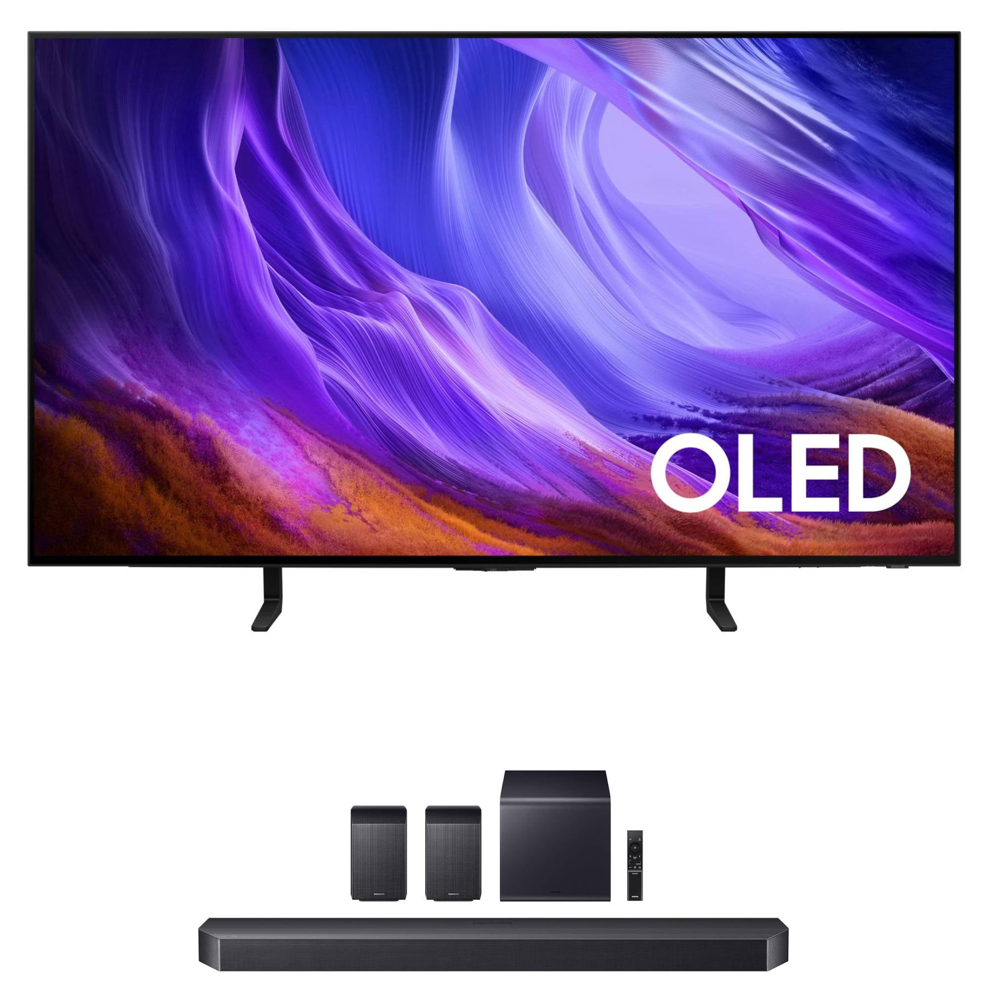 Samsung QN48S85HA 48" OLED TV with HW-Q990F Soundbar and Sub (2026)