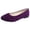Purple, variant on Women’s Flat Loafers Suede Pointed Toe Slip on Ballet Business Casual Walking Shoes Non Slip Comfortable Dress Shoes Light Green Size 7.5
