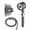 C, variant on TopLLC Household Bath Bathroom Shower Supercharged Household Bath Shower Super Strong Rain Shower Head Adjustables Pressure Sprinkler