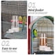 thumbnail image 4 of KAKOWELY comederos para pájaros domésticos, bebederos multifunción para pájaros, comederos de agua para pájaros prácticos., 4 of 4
