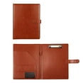 thumbnail image 3 of Dosaele Clearance Leather Portfolio Folder Padfolio  Business Padfolio Organizer Document Planner Portfolio Binder Storage Pocket for Legal Pad Holder Paperwork Phone Men  (A4), 3 of 7