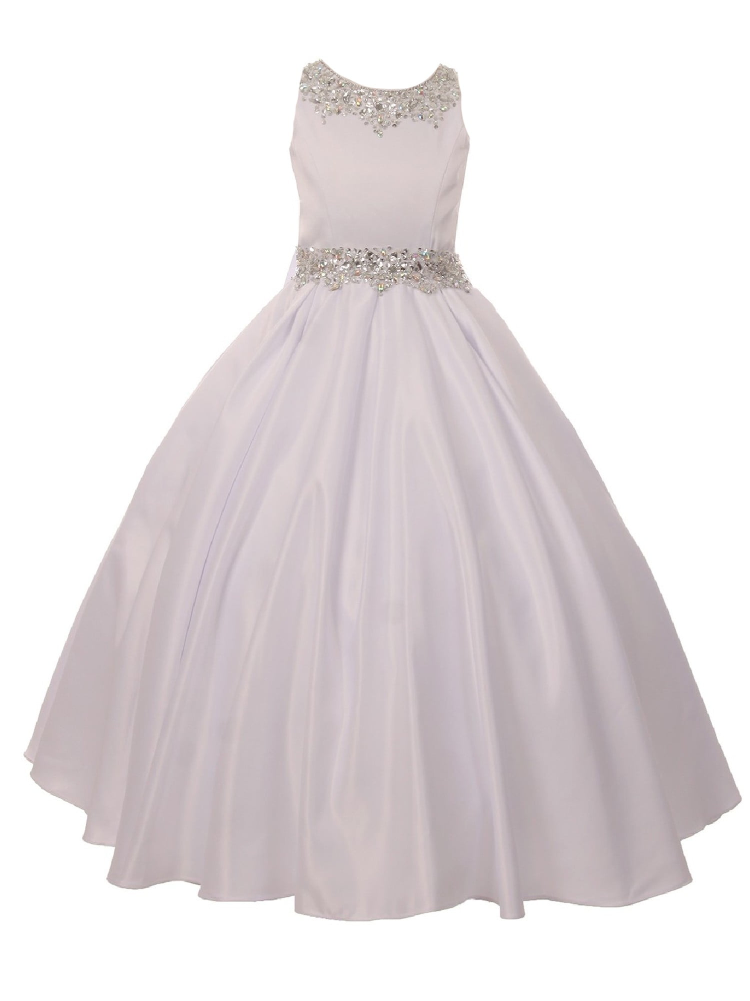 white shimmery dress