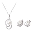 thumbnail image 2 of Wedding Jewelry Set Includes Necklace Earrings Bridal Jewelry Set for Brides, 2 of 10