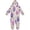 Watercolor Dandelions Pattern, variant on Soft Big Kids Onesie Pajamas Cozy Loose-Fit Jumpsuits for kids with Pockets for Christmas Lounge & Play Watercolor Dandelions Pattern