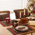 thumbnail image 6 of Christmas Plaid Placemats Set of 4, Red Green Snowflake Buffalo Checkered Tartan Winter Thanksgiving Xmas Table Mats for Dining Room Kitchen Table Decor, 6 of 7