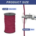 thumbnail image 2 of 3/16 Inch Polypropylene Rope Braided Ropes, 328ft Nylon Rope Brick Red, 2 of 6