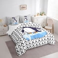 thumbnail image 3 of Castle Fairy Cute Penguin Twin Bedding Sets for Teens,Cartoon Animal Bedding Comforter Set, 3 of 8