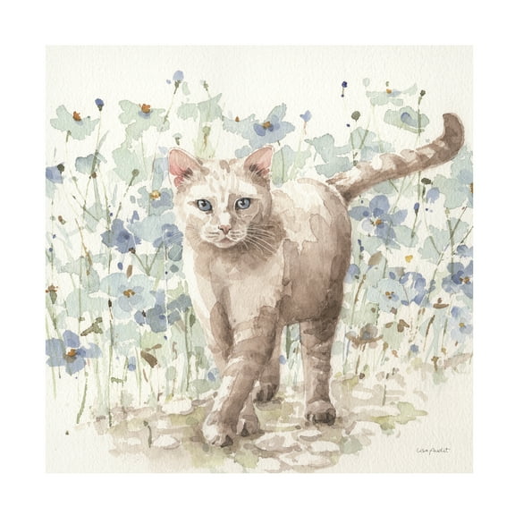 Lisa Audit 'Bohemian Blue 09 Square' Canvas Art