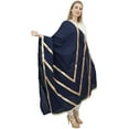 thumbnail image 4 of Phagun Indian Women's Designer Chunni Cotton Dupatta Ethnic Stole Scarves-Navy Blue, 4 of 7