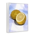 thumbnail image 2 of Stupell Industries Contemporary Glimmer Lemon on Blue White Framed Giclee Art, 24 x 30, by LISH Creative, 2 of 8